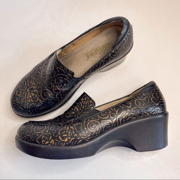 Alegria Emma Bronze Bouquet Clog Size 37 - Picture 1 of 8